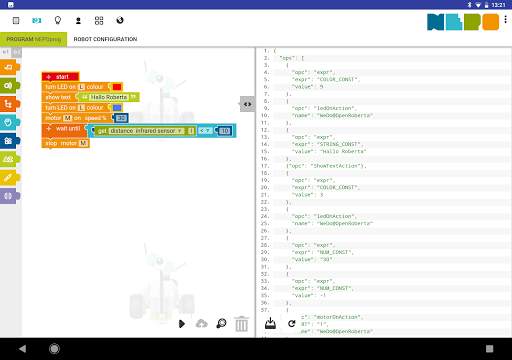 Open Roberta Mobile screenshot 4
