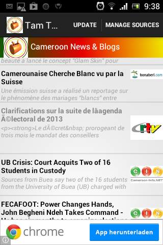 TamTam Cameroon News screenshot 1