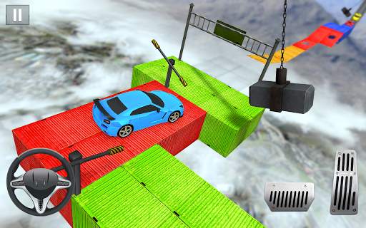98% Impossible Car Tracks Stunts Driving Simulator screenshot 3
