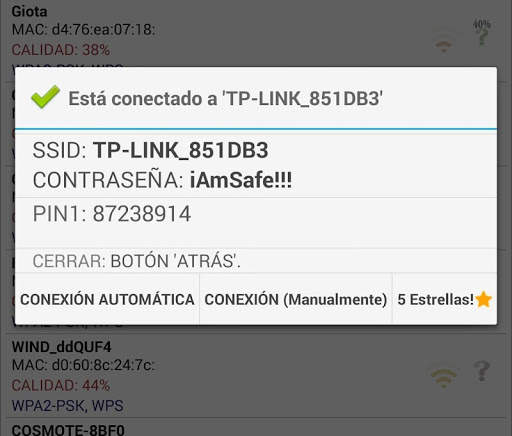 Wifi WPS Plus (Español) screenshot 5