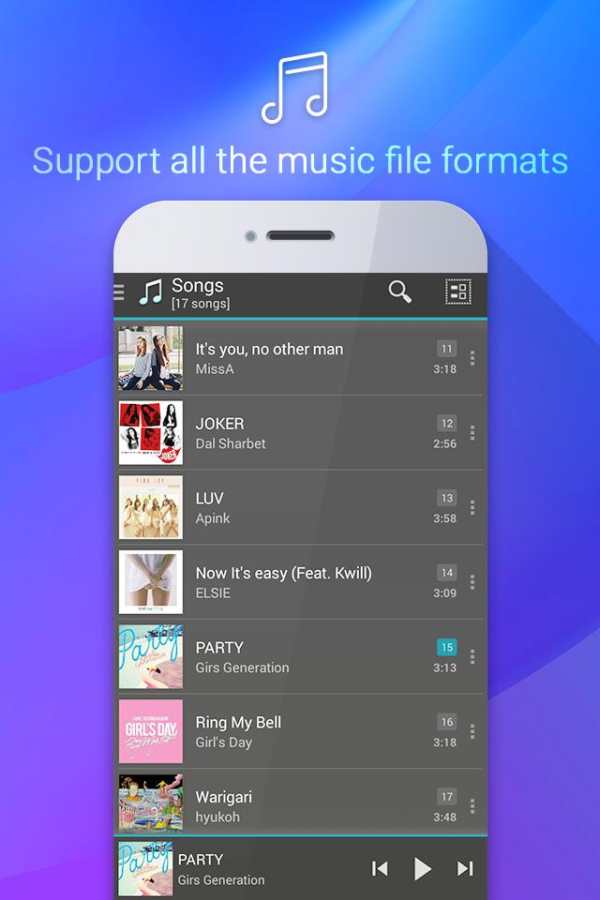 Music Player Style Samsung Music screenshot 3