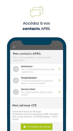 Easy Claim APRIL International 5 تصوير الشاشة