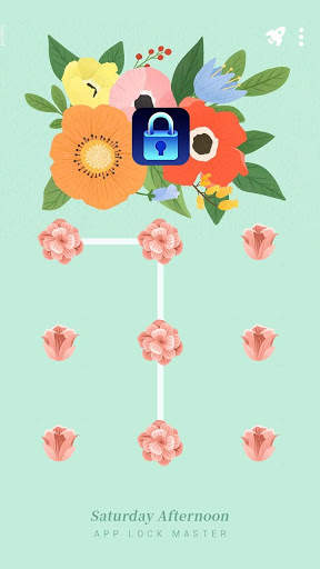 Flower - App Lock Master Theme 1 تصوير الشاشة
