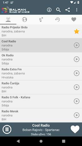 Balkan Radio Stanice screenshot 2