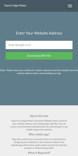 App maker screenshot 1