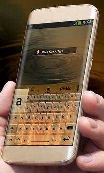 Black Fire Clavier Theme screenshot 2