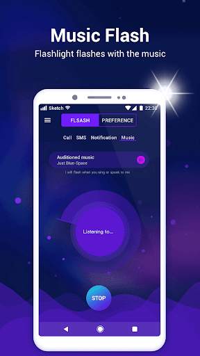 Flash call-flashlight on Call and SMS screenshot 5