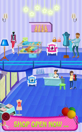 Fashion Cloth Tailor Knitting - Dress Up Games screenshot 1