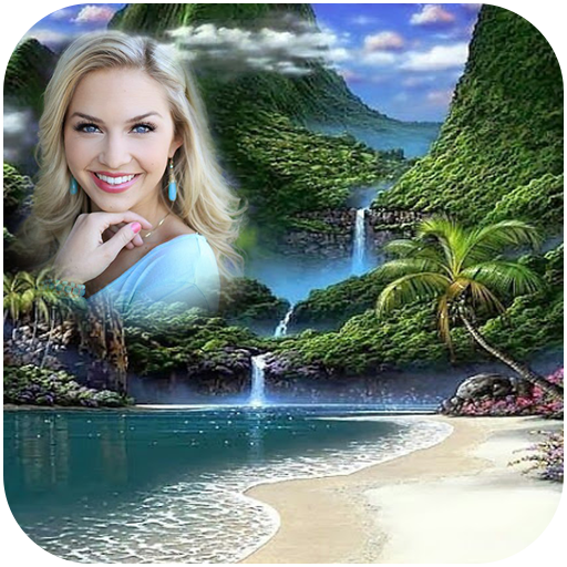 Nature photo frames app – Nature photo blender icon