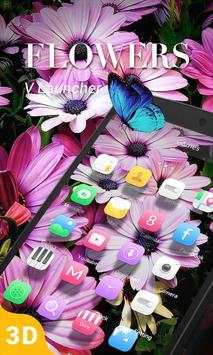 Flowers 3D V Launcher Theme screenshot 1