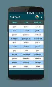 English Verbs 5 تصوير الشاشة