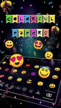 Colorful Papers 3D Keyboard screenshot 3
