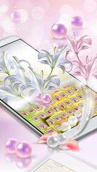 White Pearls Keyboard screenshot 1