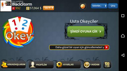 Okey Online screenshot 1