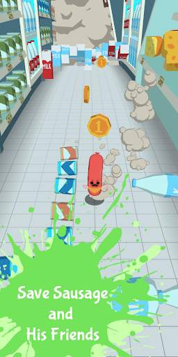 Food Runner: run, jump, dash, survive! скриншот 1