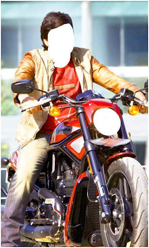 Men Bike Photo Suit screenshot 2