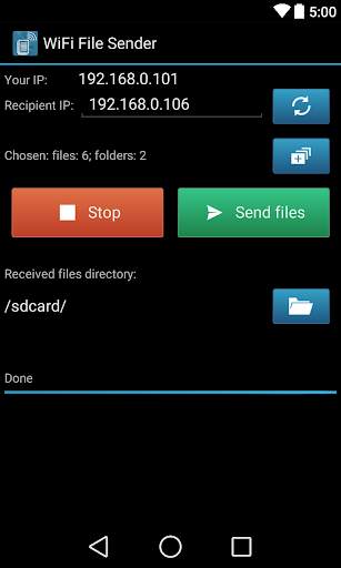 WiFi File Sender screenshot 2