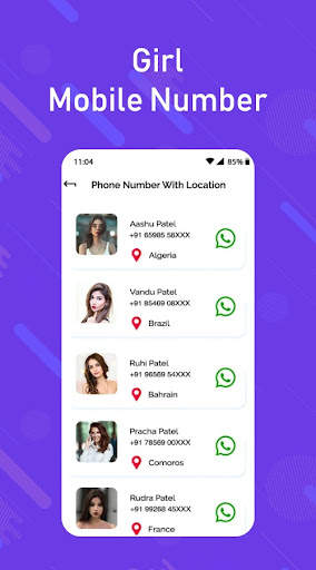 Sexy Indian Girl Mobile Number for Whatsappp Chat screenshot 4