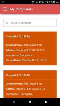 MIA eComplaints screenshot 4