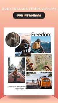 Grid Collage Templates - Grid Post screenshot 1