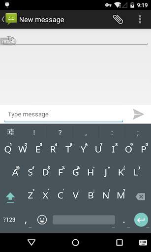 Emoji Keyboard - Lollipop Dark screenshot 1