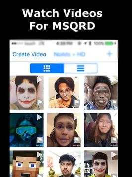 Videos For MSQRD Live Swap 4 تصوير الشاشة