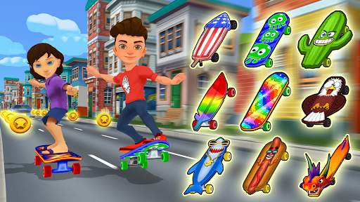 Skate Run Endless Skateboard screenshot 1