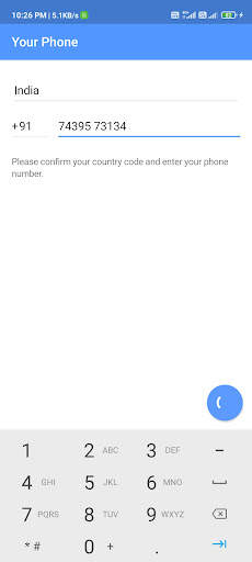 Biogram lite Messenger video call text sms screenshot 5