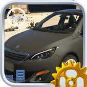 Real City Peugeot Driving Simulator 2019 logo