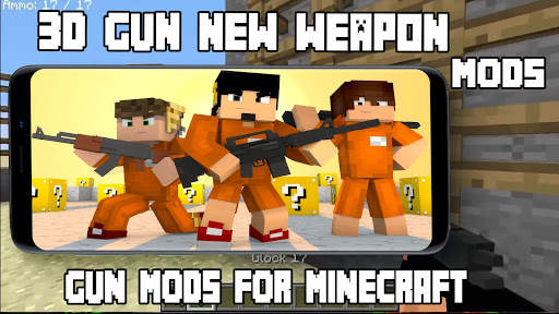 3D Gun Mods - Modern Weapon Mods For Minecraft PE screenshot 2