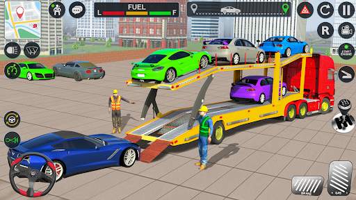 kereta pengangkut lori pemandu screenshot 2