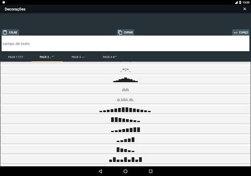 Letras diferentes, símbolos, emojis, decorações screenshot 10