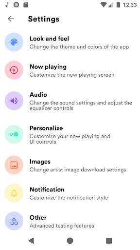MusiQE - An Immersive Ad-Free Music Player screenshot 4