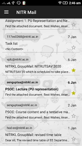 NITR Mail screenshot 2