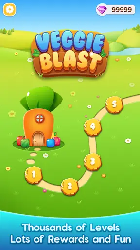 Veggie PopStar -Blast Game screenshot 2