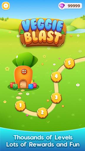 Veggie PopStar -Blast Game screenshot 2