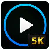 super hd player 5k video player 2018 logo