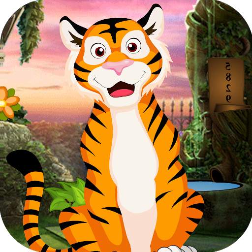 Kavi Games 410 - Tiger Rescue From cave Game screenshot 1
