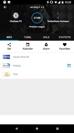 TVsporten.dk sport i TV screenshot 2