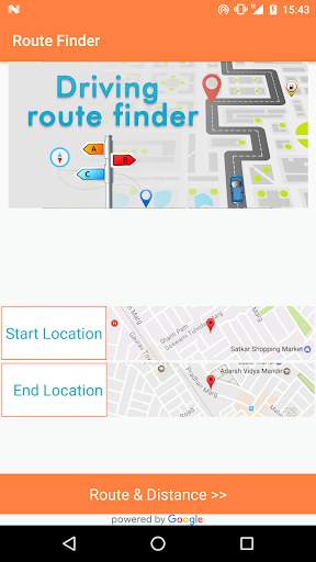 Driving Route Finder screenshot 2