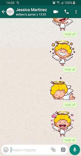 Little Angel Stickers - WAStickerApps for WhatsApp screenshot 5