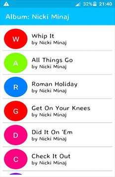 Nicki Minaj-all songs lyrics screenshot 2