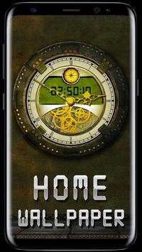 Vintage Clock Live Wallpaper 3D: Phone Backgrounds screenshot 7