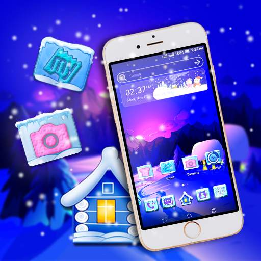 Winter Ice Launcher Theme 1.2