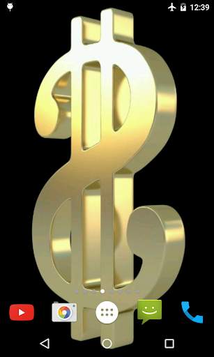 Golden Dollar Live Wallpaper screenshot 4