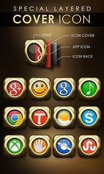 Gold Li Next Launcher theme screenshot 6
