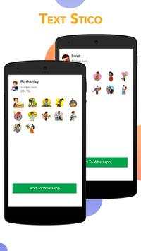 Stickers For WhatsApp - Text Stico, WASticker apps screenshot 3