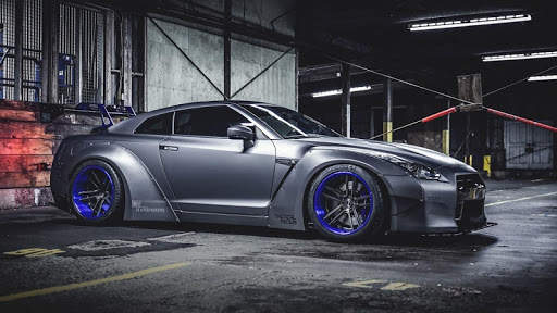 Black Nissan GTR Wallpaper screenshot 11