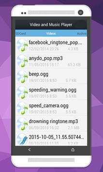 Video and Music Player screenshot 1