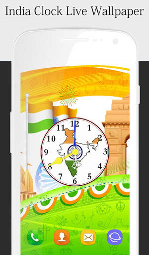 India Clock Live Wallpaper screenshot 6